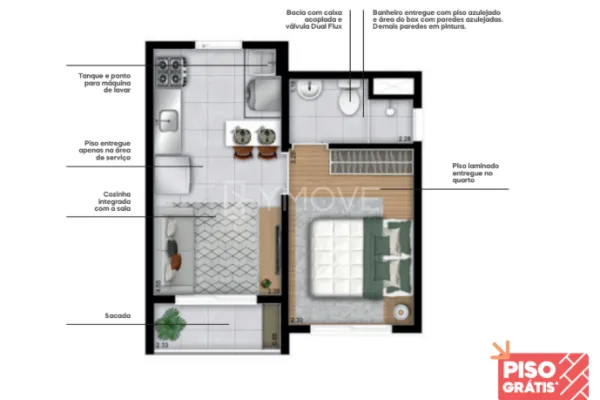Apartamento à venda com 1 quarto no Alto da Mooca, São Paulo — foto 7